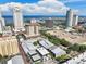 Scenic aerial view highlighting the community's desirable location with cityscape and water views at 301 2Nd N St # 15, St Petersburg, FL 33701