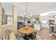Charming dining nook adjacent to the kitchen and living area, great for Gathering meals at 5825 Terncrest Dr, Lithia, FL 33547