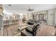 Spacious living room with an open layout, seamlessly connecting to the kitchen and outdoor spaces at 5825 Terncrest Dr, Lithia, FL 33547