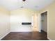 Bedroom features an open closet and an adjacent doorway, enhancing space flow and offering convenient storage solutions at 6914 Monarch Park Dr, Apollo Beach, FL 33572