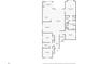 Detailed floor plan showcasing the layout of the living spaces at 6914 Monarch Park Dr, Apollo Beach, FL 33572