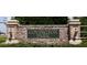 Stone monument sign for Covington Park at 6914 Monarch Park Dr, Apollo Beach, FL 33572