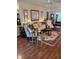 Elegant living room with traditional furniture and hardwood floors at 9302 Trowbridge Ct, New Port Richey, FL 34655