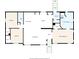 Detailed floor plan showcasing the layout of the home, including bedrooms, bathrooms, kitchen, and living spaces at 9690 Jerome Dr, New Port Richey, FL 34654