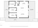 Detailed floor plan layout showing the layout of bedrooms, kitchen, living room, and outdoor deck at 9760 Little Gasparilla Island, Placida, FL 33946