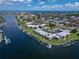 Waterfront condo community featuring boat docks and lush green landscaping at 1028 Apollo Beach Blvd # 21, Apollo Beach, FL 33572