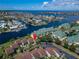 Stunning aerial view showcasing the waterfront community surrounded by canals and beautiful coastal scenery at 1028 Apollo Beach Blvd # 21, Apollo Beach, FL 33572