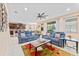 Spacious living room and open floor plan with modern finishes at 11706 Gilmerton Dr, Riverview, FL 33579