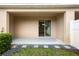 Covered patio area for relaxing and enjoying the outdoor space at 11903 Greengate Dr, Hudson, FL 34669