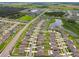 Primary-planned community with modern homes, green spaces, and water features creates an inviting and picturesque neighborhood at 13603 Wild Ginger St, Riverview, FL 33579