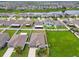 Real estate showcasing the serene community layout with well-maintained yards and neatly aligned homes for balanced living at 13603 Wild Ginger St, Riverview, FL 33579