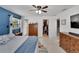 Spacious main bedroom with walk-in closet and plenty of natural light at 1607 Melodie Dr, Brandon, FL 33510