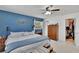 Large main bedroom boasts a private en suite bathroom and walk-in closet at 1607 Melodie Dr, Brandon, FL 33510