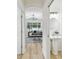 Hallway view of cozy living room at 16206 Nottingham Park Way, Tampa, FL 33647