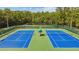 Well-maintained tennis courts with nets and benches offer residents an opportunity for friendly matches and exercise at 16206 Nottingham Park Way, Tampa, FL 33647