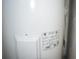 Close up of a water heater with nameplate at 2463 Brazilia Dr # 43, Clearwater, FL 33763