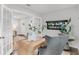 Bright home office featuring a modern desk, stylish decor, and ample natural light at 2859 Dartmouth N Ave, St Petersburg, FL 33713