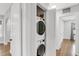 Convenient laundry closet with stacked washer and dryer at 2859 Dartmouth N Ave, St Petersburg, FL 33713