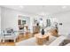 Bright living room with white walls, hardwood floors, and modern furnishings at 2859 Dartmouth N Ave, St Petersburg, FL 33713