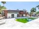 Outdoor space featuring a pool and elevated balcony overlooking the water and a private dock at 31 Dolphin Dr, Treasure Island, FL 33706