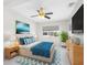 Inviting main bedroom featuring a plush bed, stylish decor, and ample natural light for a comfortable retreat at 366 12Th Ave, Indian Rocks Beach, FL 33785