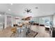 Spacious bonus room with drum set, office space, and great natural light at 3716 Janus Way, Palm Harbor, FL 34685