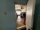 View into the garage from inside the home, showing an organized space with ample storage at 5173 Kirkland Ave, Spring Hill, FL 34606
