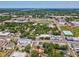 Aerial view showcasing the property with surrounding neighborhood and nearby commercial areas at 106 W Louisiana Ave, Tampa, FL 33603