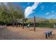 Community playground area featuring swings and benches with a view at 13038 Royal George Ave, Odessa, FL 33556