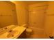 Full bathroom with tub and shower combination, vanity, and toilet at 13218 Parkhurst Ct, Riverview, FL 33569