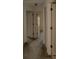 Carpeted hallway with multiple doors leading to various rooms and closets at 13218 Parkhurst Ct, Riverview, FL 33569