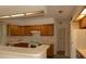 View of kitchen offering practical appliances, ample cabinet space, and functional layout for efficient cooking at 13218 Parkhurst Ct, Riverview, FL 33569