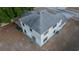 Two-story home featuring a gray roof, backyard, and multiple windows at 13218 Parkhurst Ct, Riverview, FL 33569