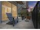 Inviting balcony with patio furniture, perfect for enjoying sunset views at 300 Beach Ne Dr # 401, St Petersburg, FL 33701