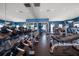 Well-equipped gym with modern fitness machines and free weights, promoting an active lifestyle at 5547 Silver Sun Dr, Apollo Beach, FL 33572