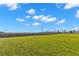 Large grassy field in the backyard of the property at 9066 Rally Spring Loop, Wesley Chapel, FL 33545