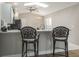 Kitchen island with stainless steel appliances and skylight at 9500 Green Needle Dr, New Port Richey, FL 34655