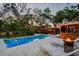 Backyard pool, bar, and hot tub at 11209 Spring St, Largo, FL 33774