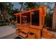 Backyard hot tub with exterior wood paneling at 11209 Spring St, Largo, FL 33774