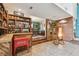 Living room with bar area, offering seamless flow to the dining room at 11209 Spring St, Largo, FL 33774