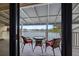 This lovely balcony features views of the water at 12360 Capri N Cir # 106, Treasure Island, FL 33706