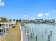 An aerial view of the waterfront at 12360 Capri N Cir # 106, Treasure Island, FL 33706