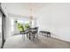 Dining area with a bay window providing lots of natural light at 13003 Titleist Dr, Hudson, FL 34669