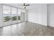 Bright bedroom with large windows and water views at 1325 Snell Isle Ne Blvd # 505, St Petersburg, FL 33704