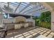 Outdoor grilling area featuring stainless steel appliances and plenty of counter space for preparing meals at 1325 Snell Isle Ne Blvd # 505, St Petersburg, FL 33704