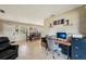 Inviting living space with a dining area and workspace featuring ample natural light at 1450 Seabreeze St, Clearwater, FL 33756