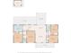 Detailed floor plan showcasing the layout of the home, including room dimensions and the location of key features at 1489 77Th N Ave, St Petersburg, FL 33702