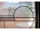 Detailed stained glass window with geometric patterns and textured glass at 1515 Park N St, St Petersburg, FL 33710