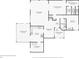 Floor plan depicting the home's layout, room dimensions and screened patio locations at 1613 Comfy Ct, Sun City Center, FL 33573