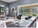 Open living space with comfortable seating, sliding glass doors, and neutral tones at 16220 Lake Armistead Way, Odessa, FL 33556